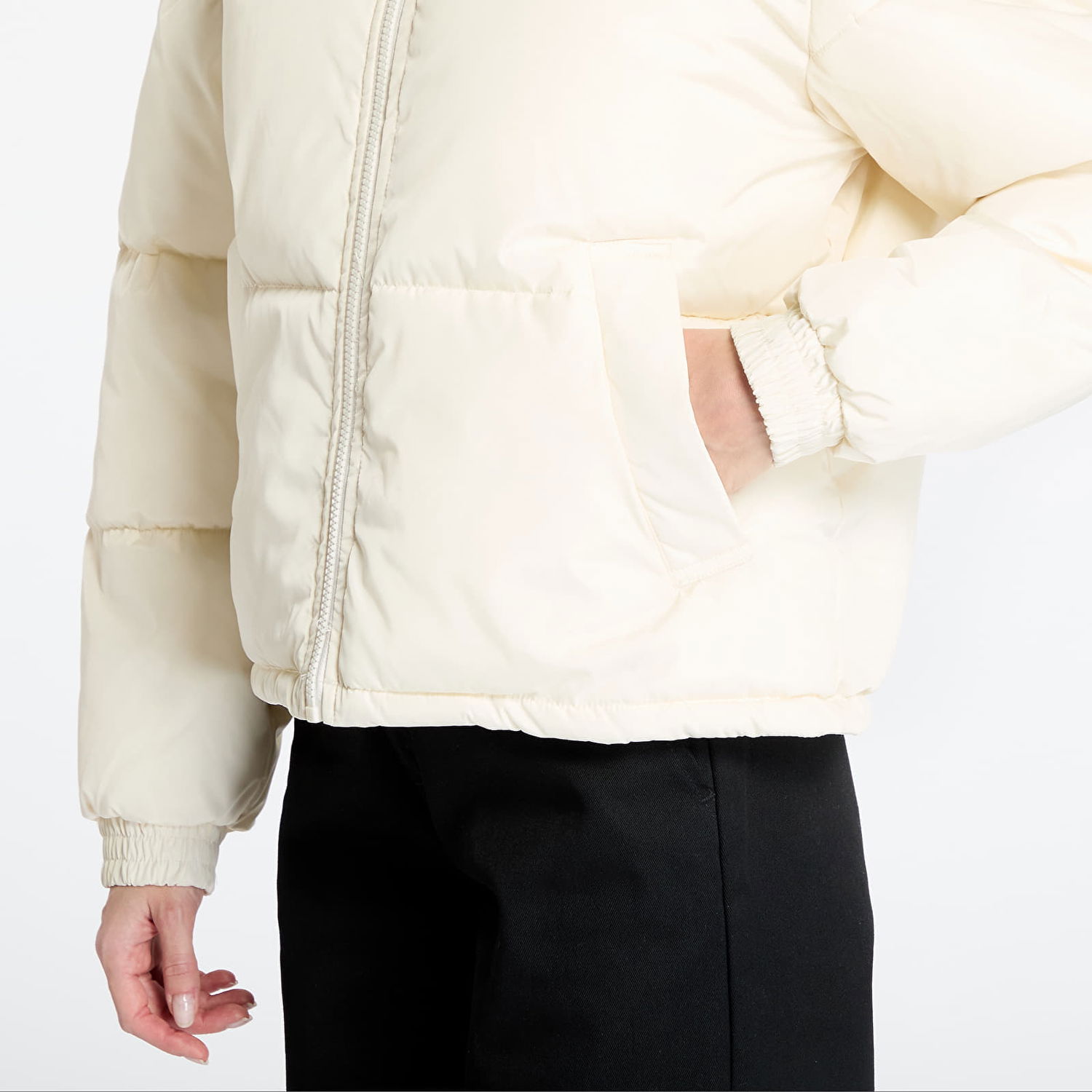 Puffer takki Karl Kani Retro Essential Puffer Jacket Beige | 61760016, 1