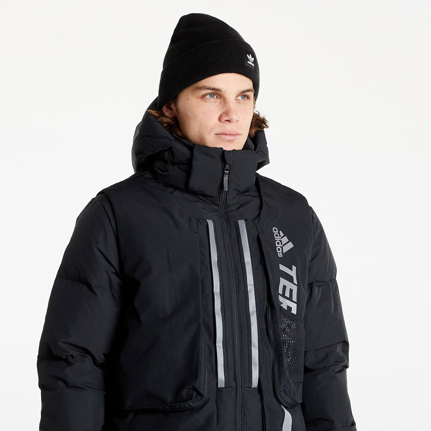 Parka adidas Performance Long Down Jacket Musta | H13853, 0