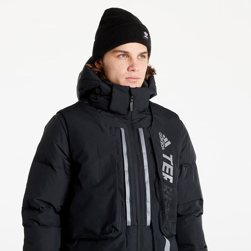 Parka adidas Performance Long Down Jacket Musta | H13853