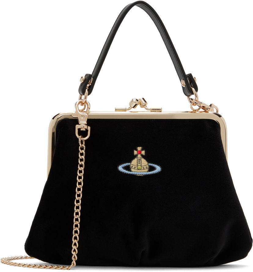 Käsilaukku Vivienne Westwood Granny Frame Bag Musta | 4B01000BW-W00ZL-