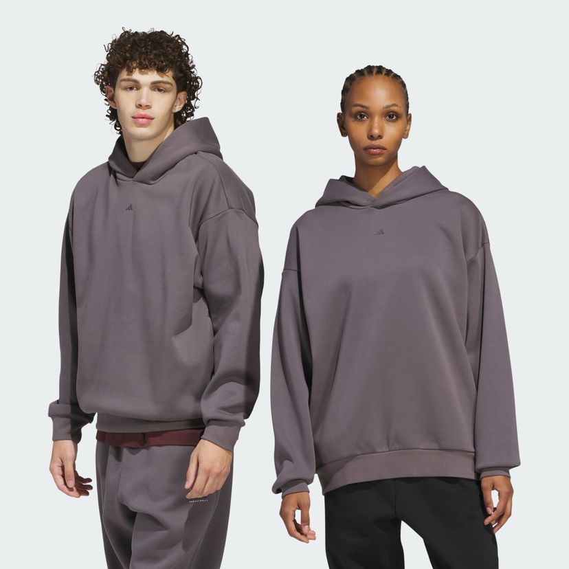Huppari adidas Performance Basketball Fleece Hoodie Violetti | JL6873