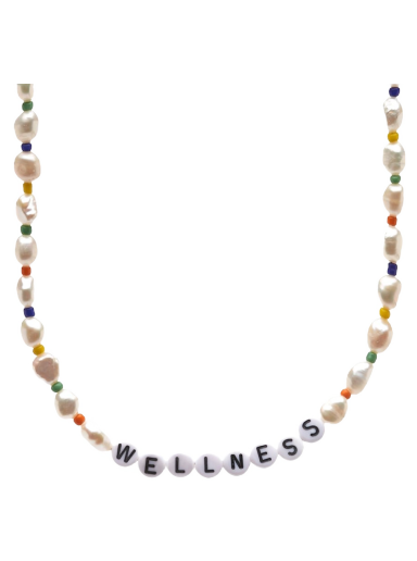 Kaulakoru Sporty & Rich Wellness Pearl & Bead Necklace Keltainen | AC491-PE