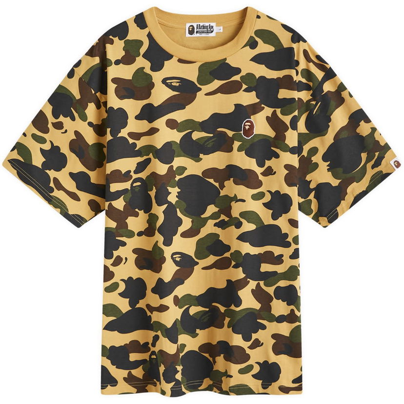T-paita BAPE A Bathing Ape 1st Camo One Point T-Shirt Keltainen | 001CSK301006M-YLW