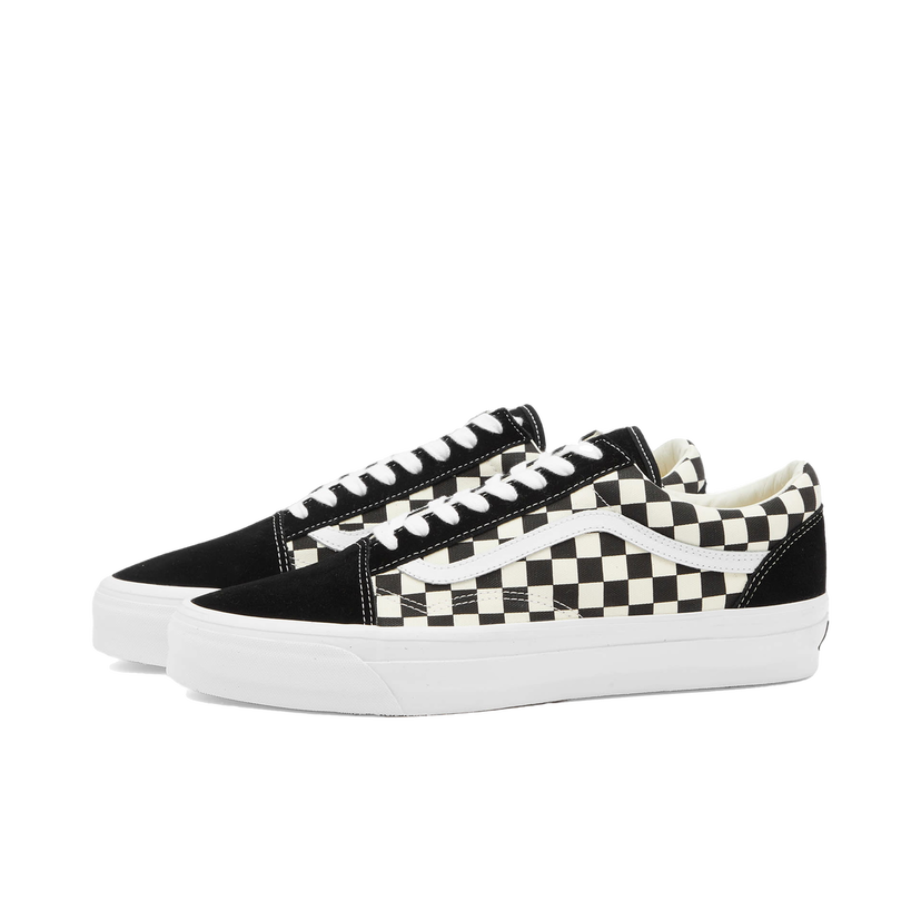 Tennarit ja kengät Vans Men's Old Skool 36 Sneakers in Lx Checkerboard Black/Off White, Size UK 10 | END. Clothing Musta | VN000CQD2BO