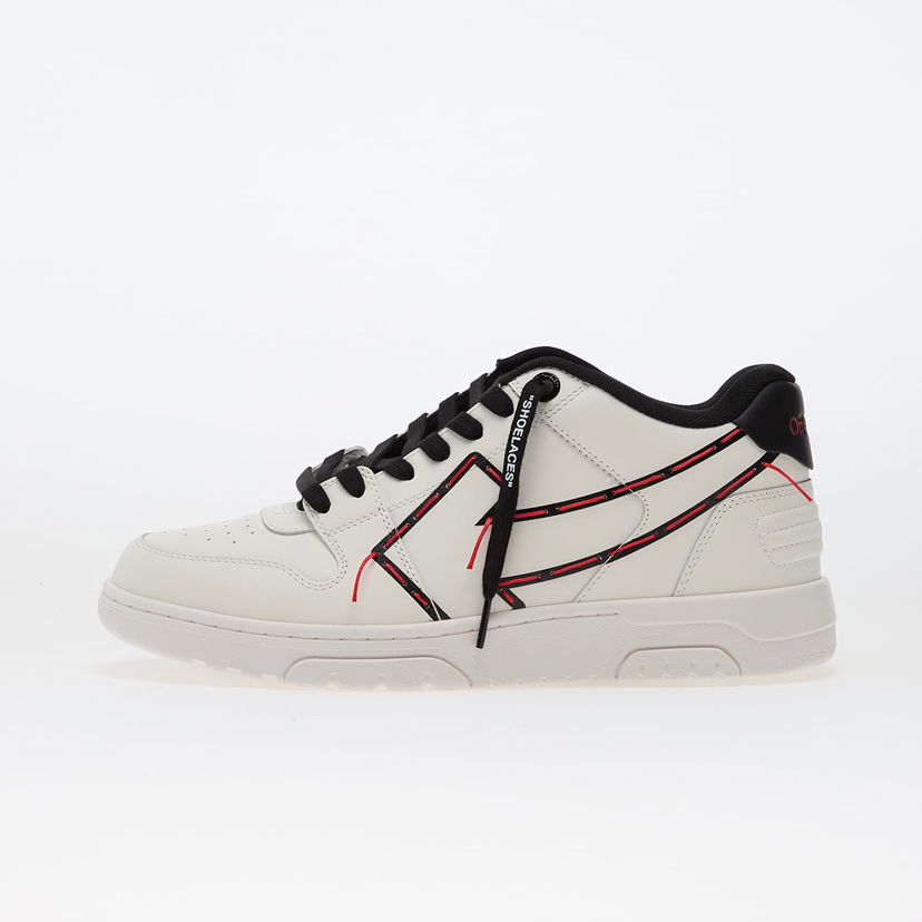 Tennarit ja kengät Off-White Ooo Printed & Stitched Arrow White/ Black Valkoinen | OMIA189F25LEA00D0110