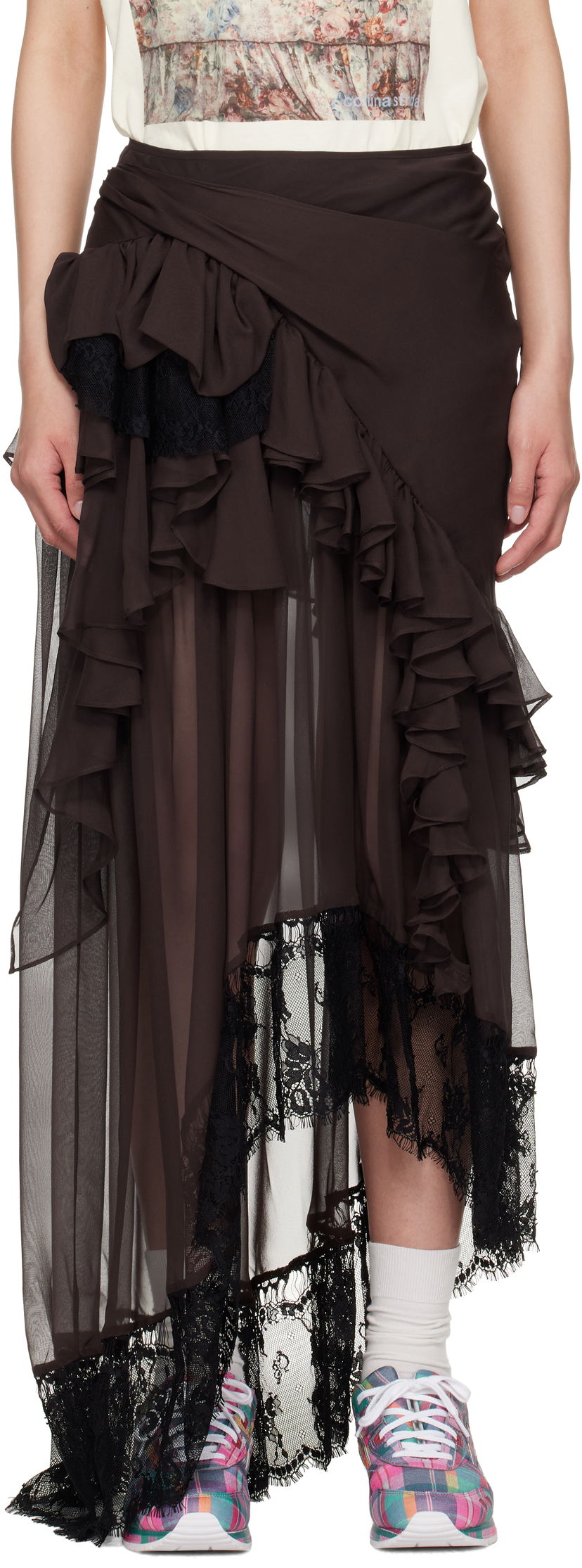 Hame Collina Strada Collina Strada Angelica Maxi Skirt Ruskea | XX7012