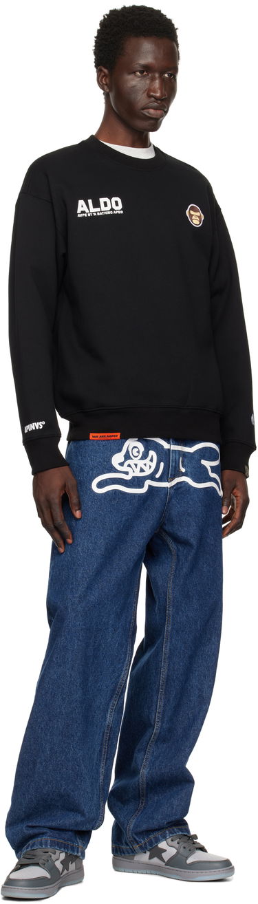 Huppari AAPE by A Bathing Ape AAPE by A Bathing Ape 'AAPER Aldo' Sweatshirt Musta | AAPSWMB377XXNBKX, 3