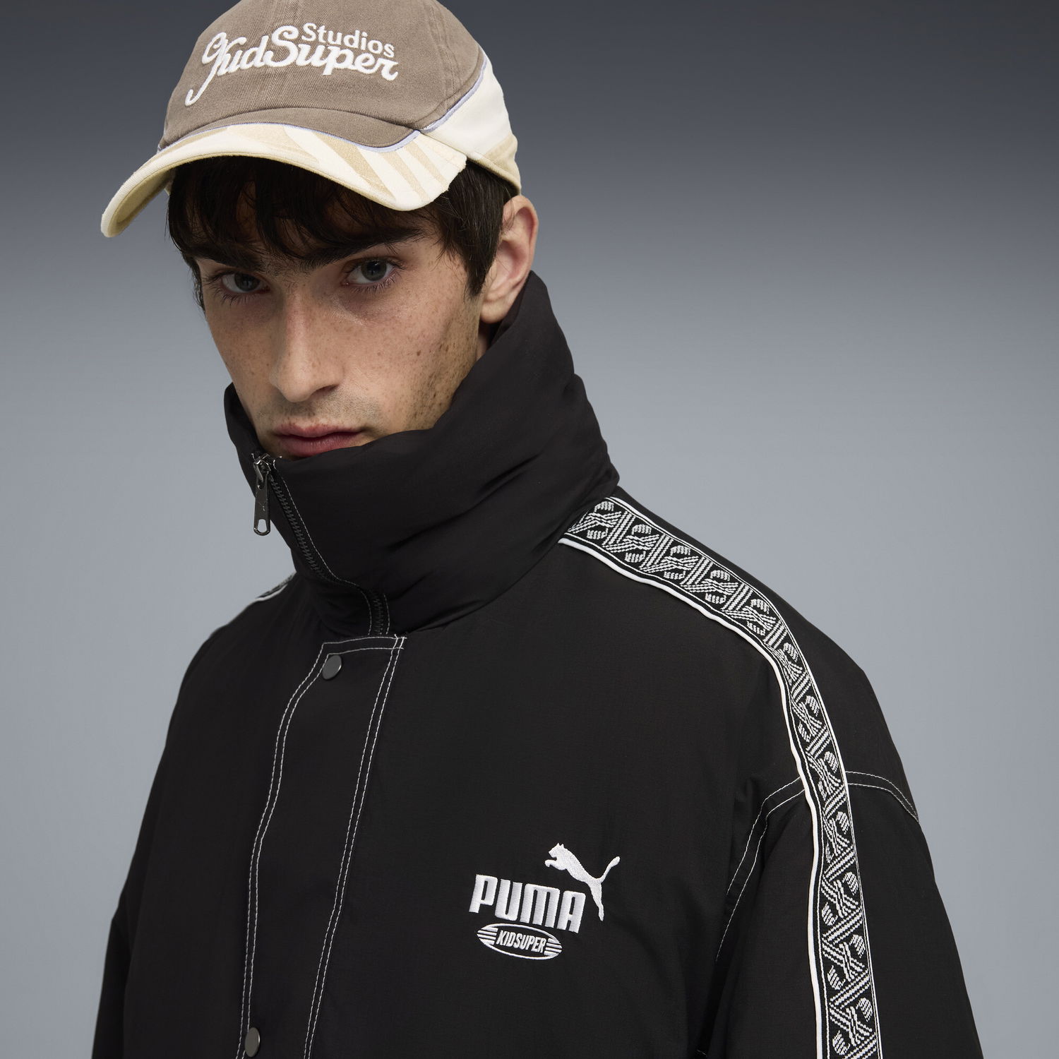 Takit Puma PUMA x KIDSUPER King Oversized Padded Jacket Musta | 633882_01, 1