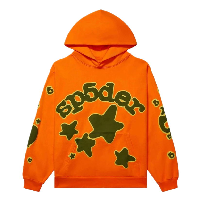 Huppari Sp5der Beluga Hoodie Oranssi | SP5-BEL-ORAHD