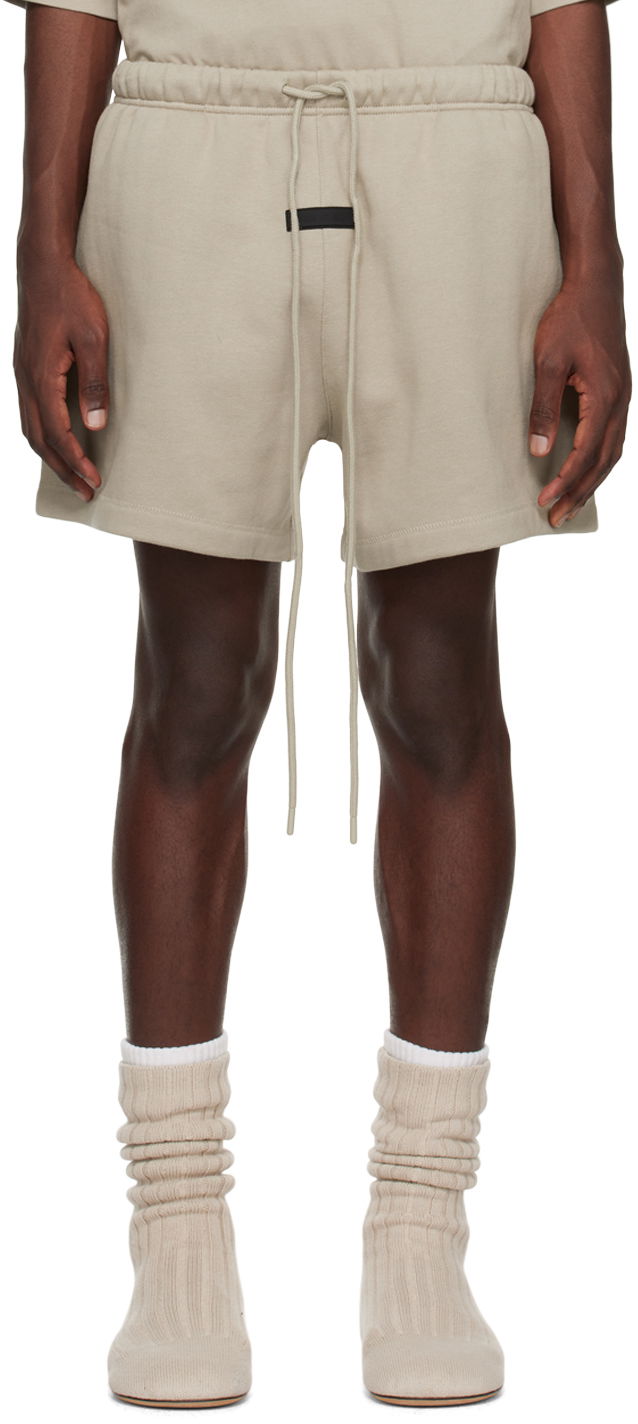 Shortsit Fear of God Fear of God ESSENTIALS Drawstring Shorts Beige | 160SP244175F