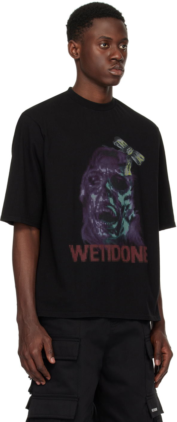 T-paita We11done We11done Graphic Print T-Shirt Musta | WD-TT1-24-743-U-BK, 1