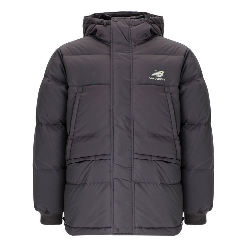 Puffer takki New Balance Warm Down Jacket Harmaa | AMJ23344-ZNC