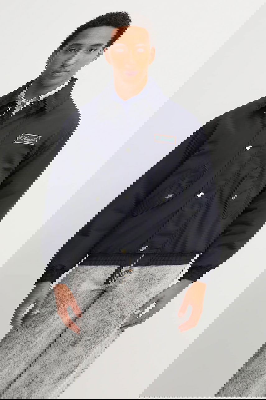 Bomber-takki Lacoste Padded Bomber Jacket with Collar and Chest Patch Tummansininen | BH5167, 0