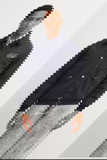 Bomber-takki Lacoste Padded Bomber Jacket with Collar and Chest Patch Tummansininen | BH5167, 0