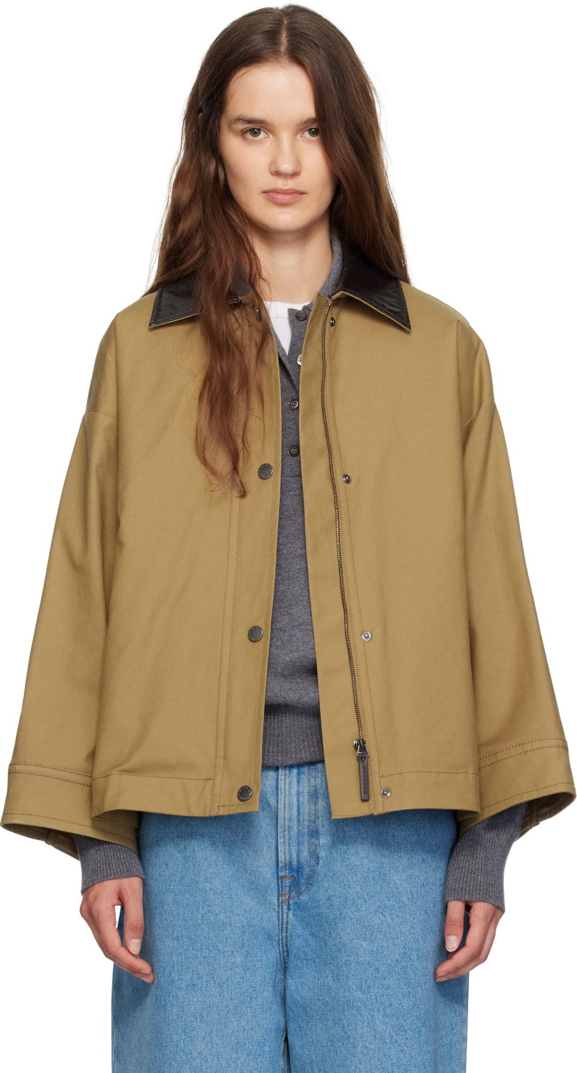 Takki Max Mara Weekend Max Mara Dorema Jacket Beige | 2525086061600