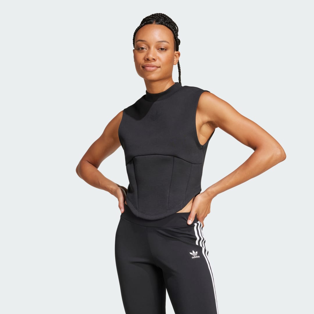Tankkitoppi adidas Performance Interlock Training Vest Musta | JJ0967, 0
