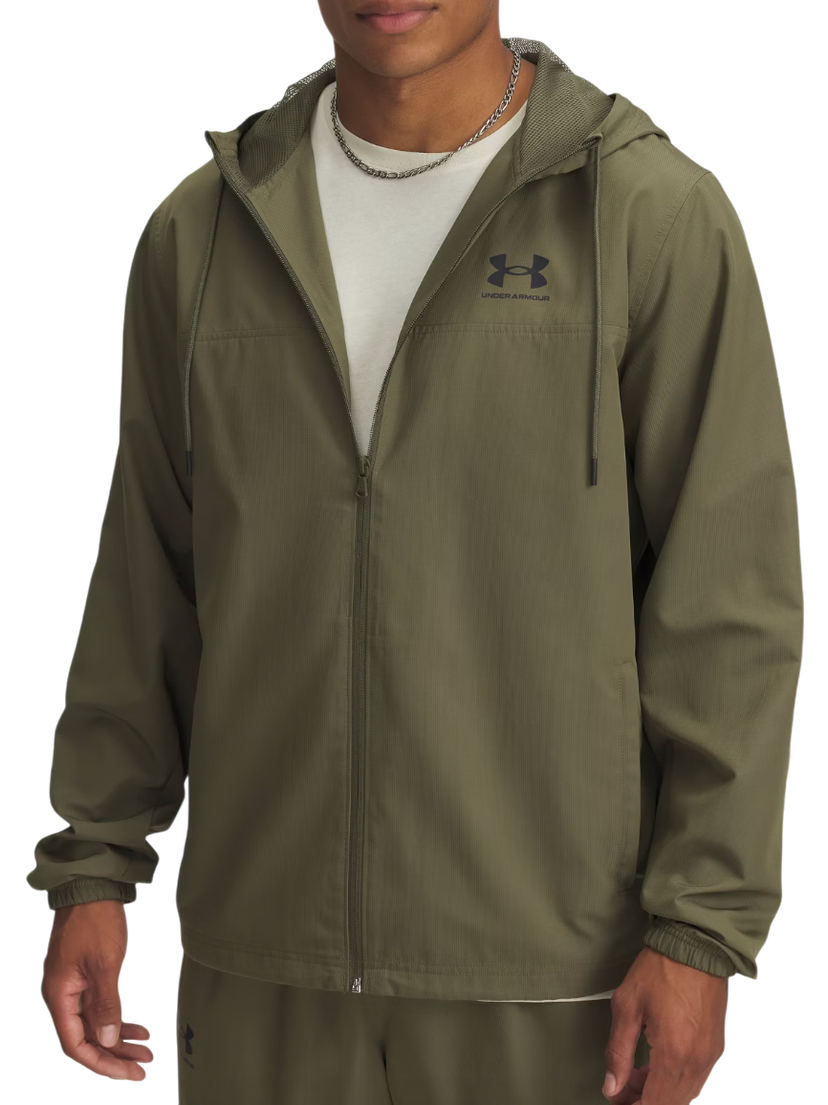 Tuulitakki Under Armour Rival Woven Windbreaker Jacket Vihreä | 1390149-390