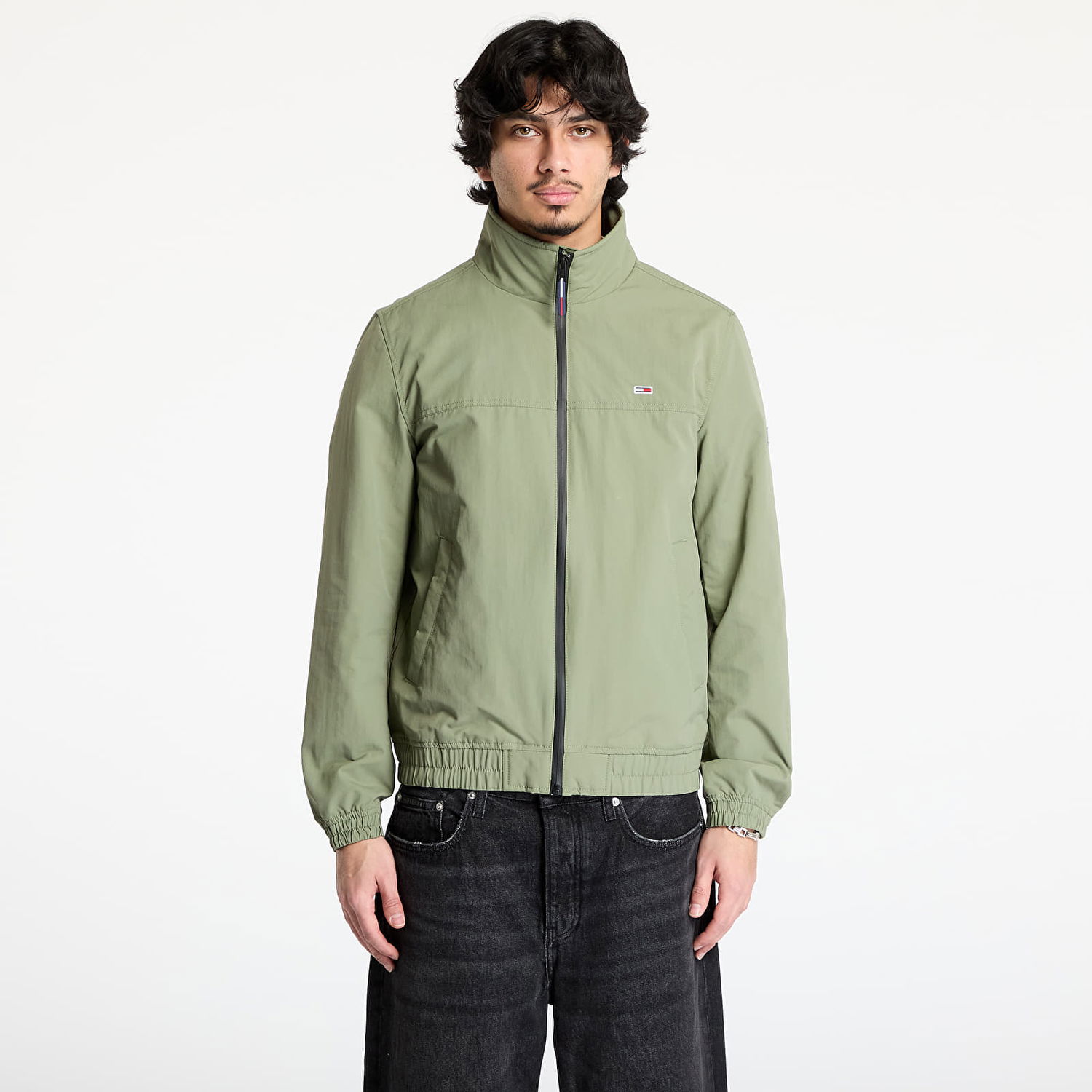 Tuulitakki Tommy Hilfiger Tommy Jeans Essential Casual Bomber Jacket Vihreä | DM0DM15382 MR6, 0