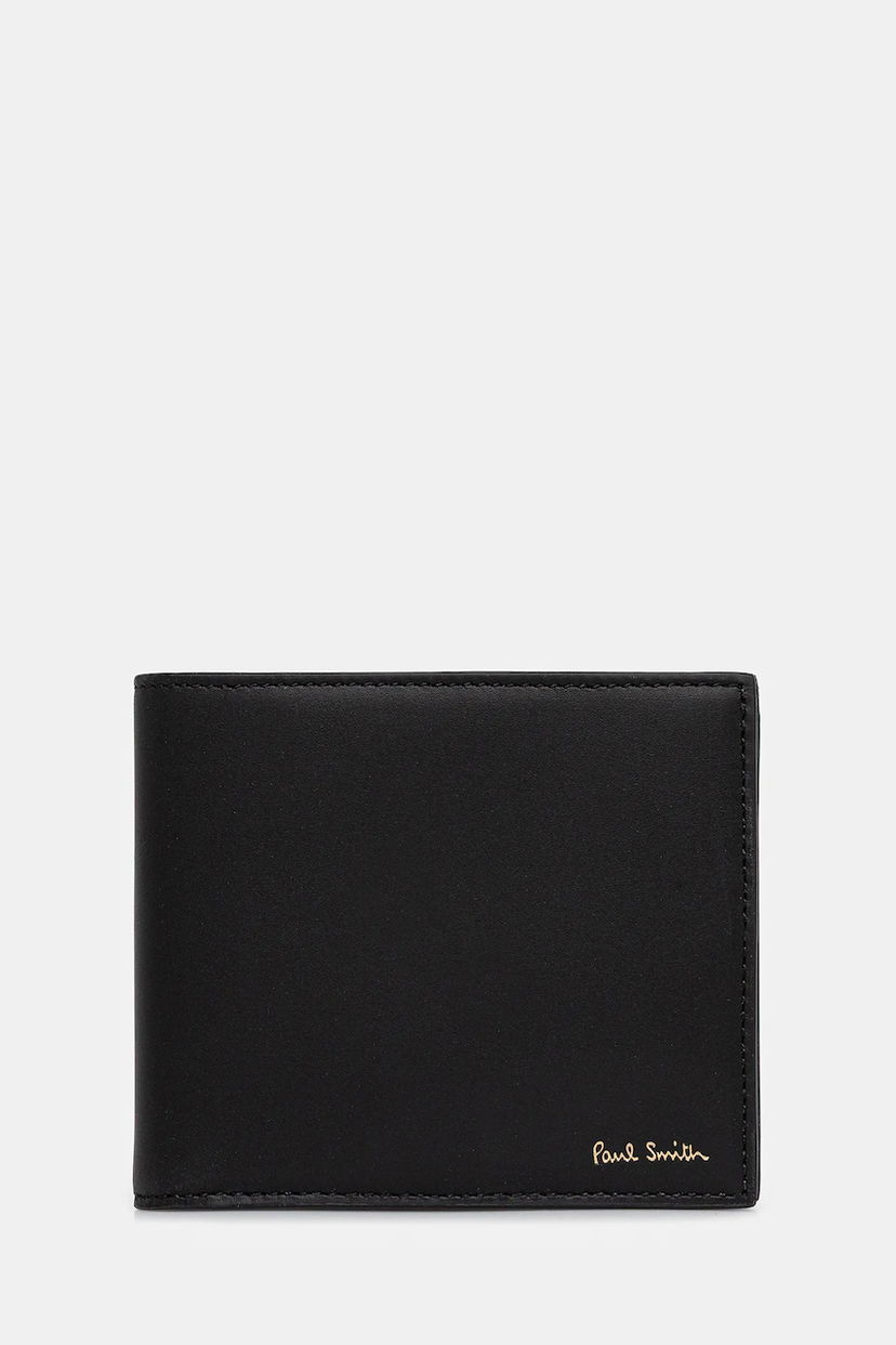 Lompakko Paul Smith Paul Smith Leather Bi-Fold Wallet Musta | M1A.4833.CMULTI