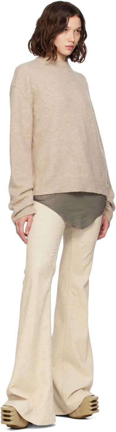 Housut Rick Owens Rick Owens Bolan Bootcut Corduroy Trousers Beige | RP02E4329 MLC, 3