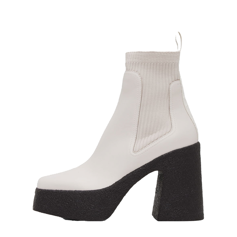 Tennarit ja kengät Stella McCartney Skyla Heeled Sock Boots Valkoinen | 810440E00195