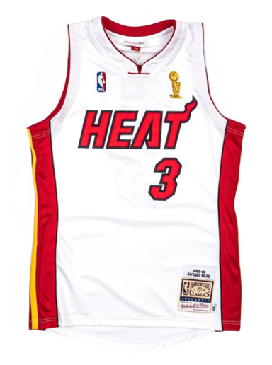 Jersey Mitchell & Ness Miami Heat Dwyane Wade Finals Jersey Valkoinen | AJY44169-MHE05DWAWHIT