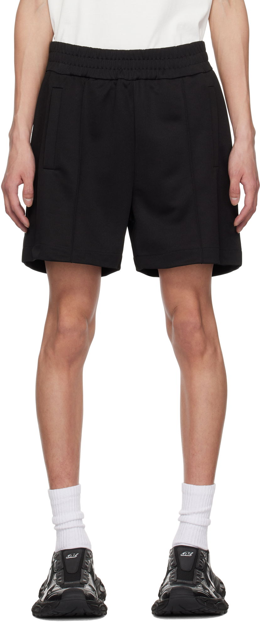 Shortsit Palm Angels Palm Angels Track Shorts Musta | PMCL008S25FAB0011003