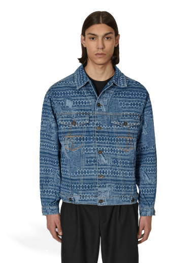 Takki Ahluwalia Kampala Denim Jacket Sininen | M-AHLU-DE001-SS23-FA6  LI