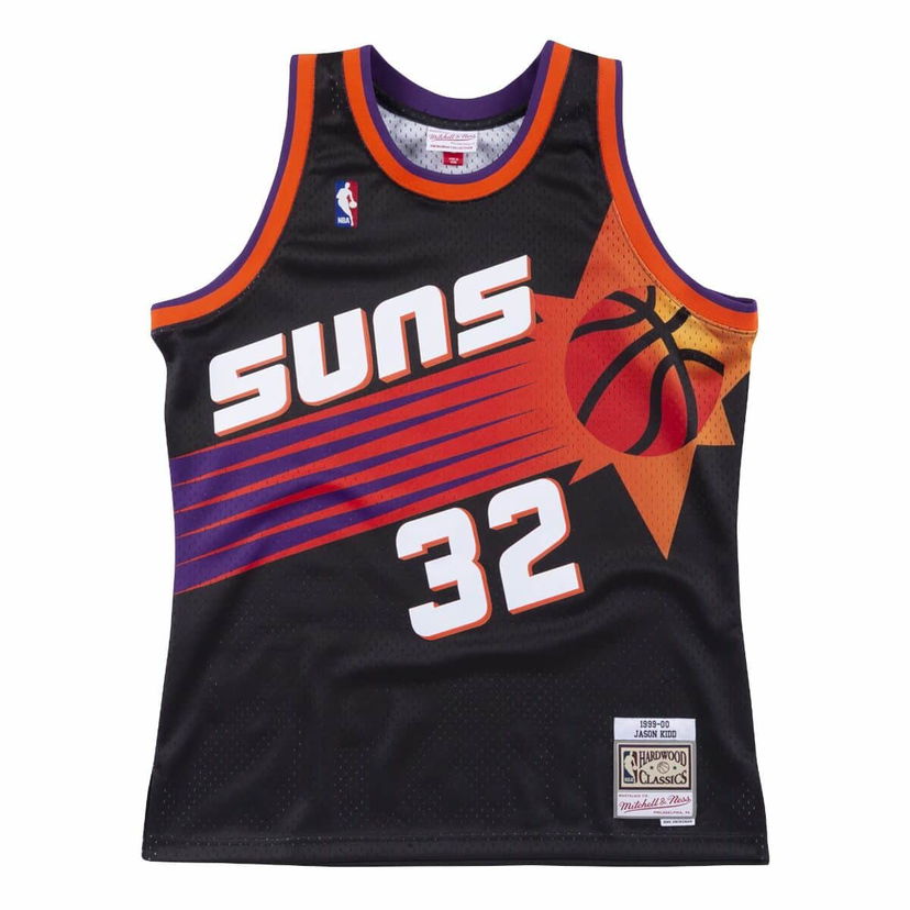 Jersey Mitchell & Ness Mitchell & Ness NBA Phoenix Suns Jason Kidd Swingman Jersey Musta | SMJYAC18020-PSUBLCK99JKI