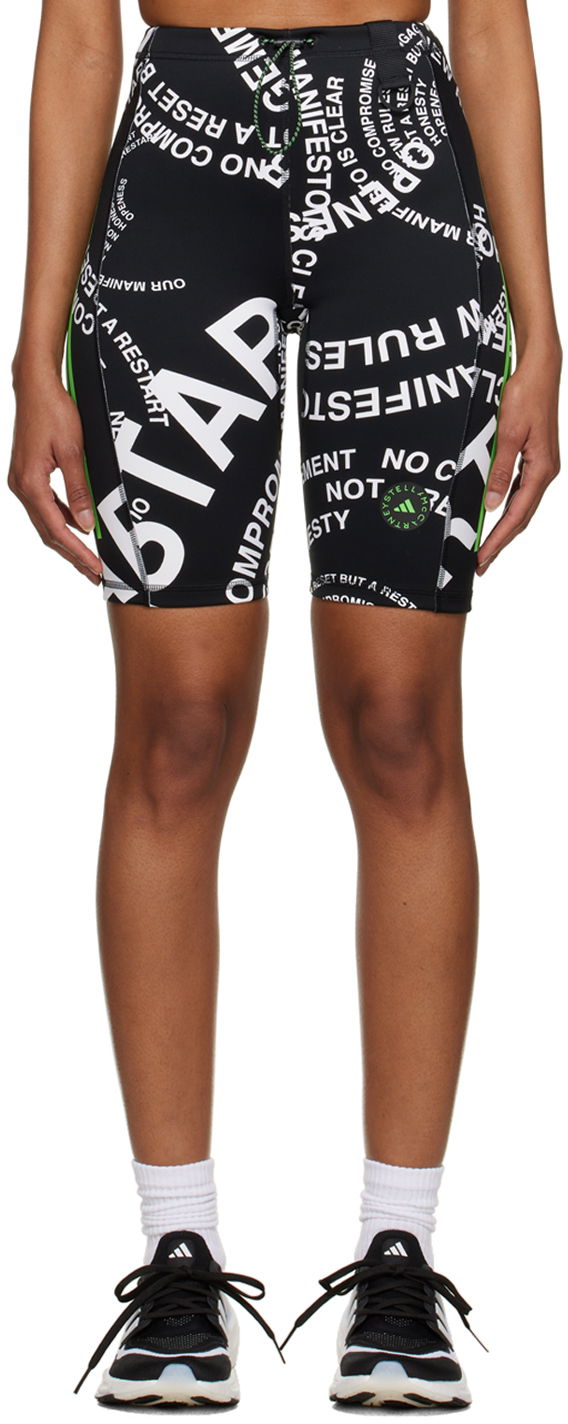 Shortsit adidas Performance Stella McCartney x Black TrueCasuals Shorts Musta | HR4402