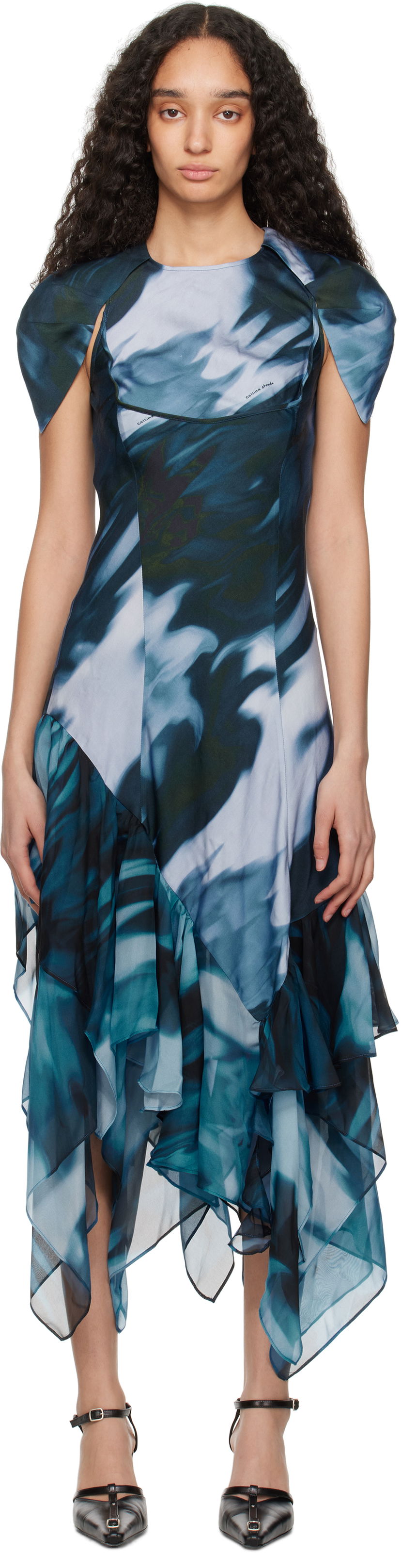 Mekko Collina Strada Collina Strada Hillary Maxi Dress Sininen | XX4005
