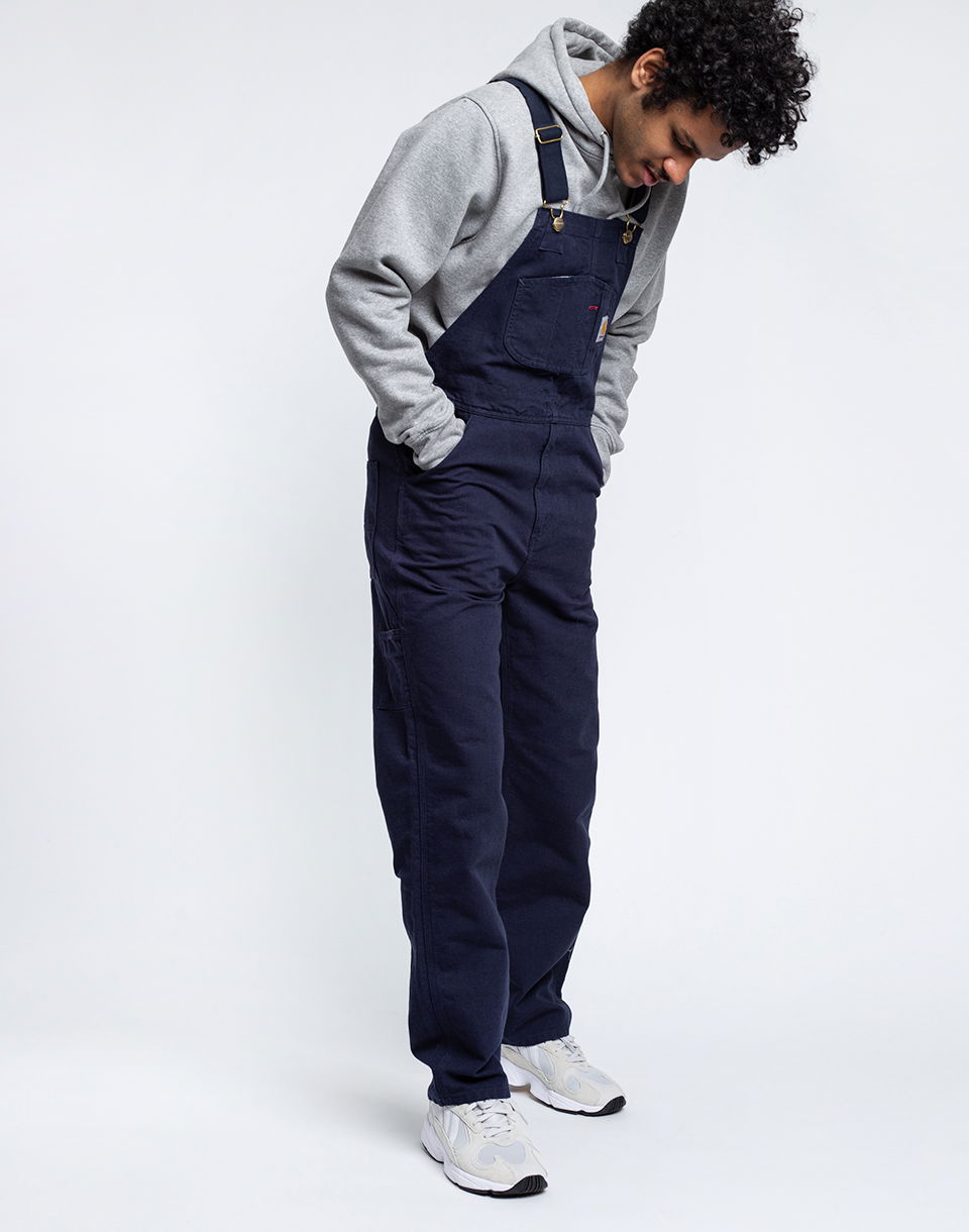 Housut ja farkut Carhartt WIP Bib Overall Tummansininen | I026462, 0