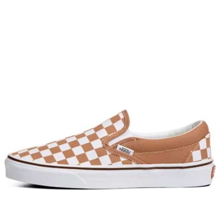 Tennarit ja kengät Vans Classic Slip-On Color Theory Checkerboard Ruskea | VN0A5AO8BKQ