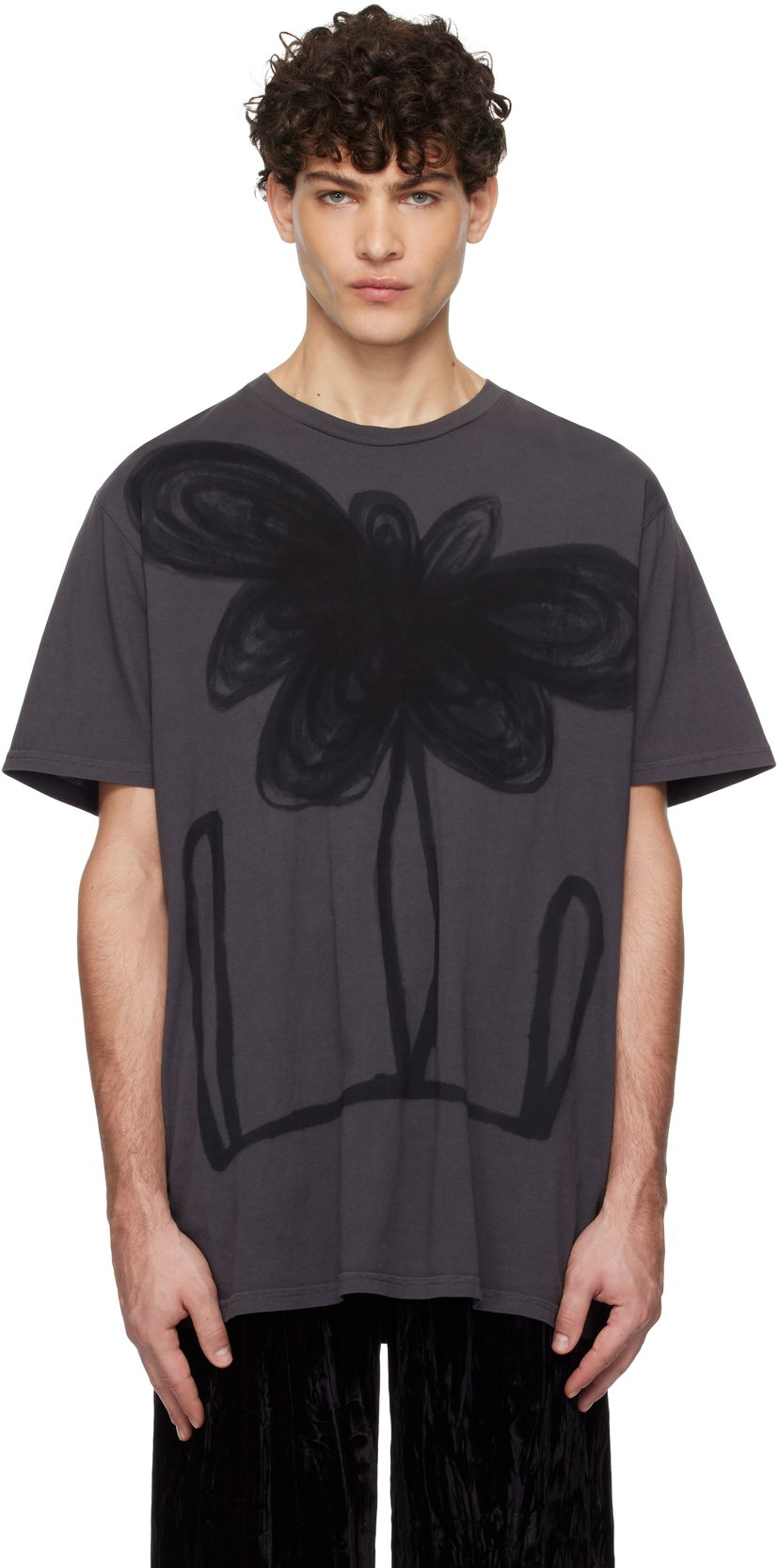 T-paita Collina Strada Collina Strada Painted T-Shirt Harmaa | XX3137