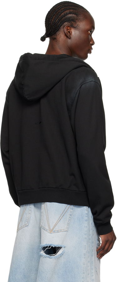 Huppari We11done We11done Zip Hoodie Musta | WD-TJ2-24-812-U-BK, 2