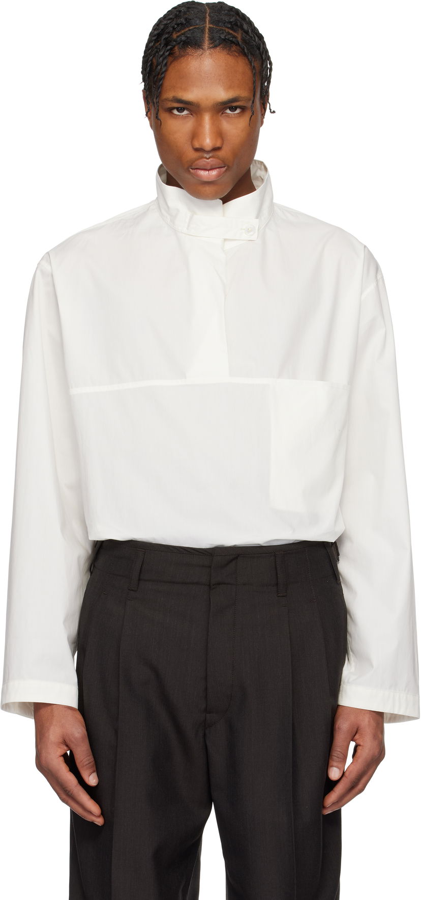 Paita LEMAIRE Lemaire Vareuse Shirt Valkoinen | TO1354 LF588