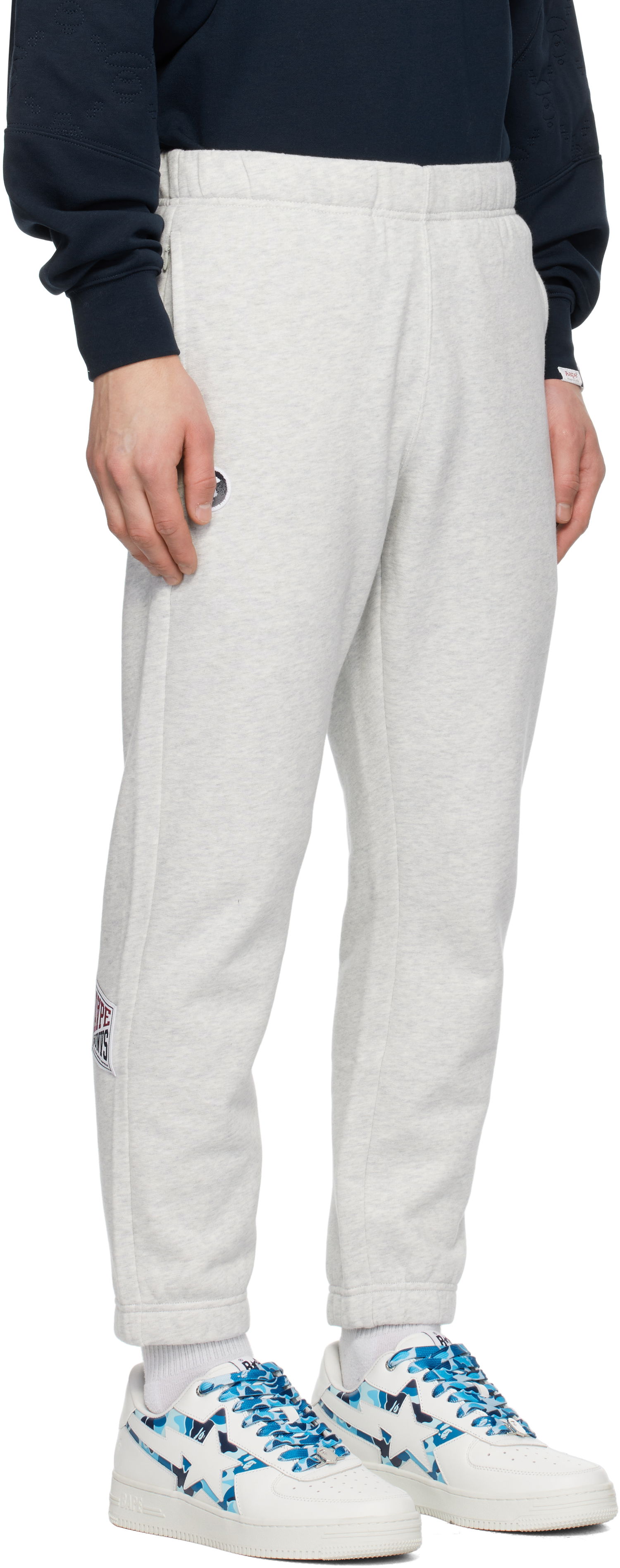 Verryttelyhousut AAPE by A Bathing Ape AAPE by A Bathing Ape Main Sweatpants Harmaa | AAPPTMB638XANWH2, 1