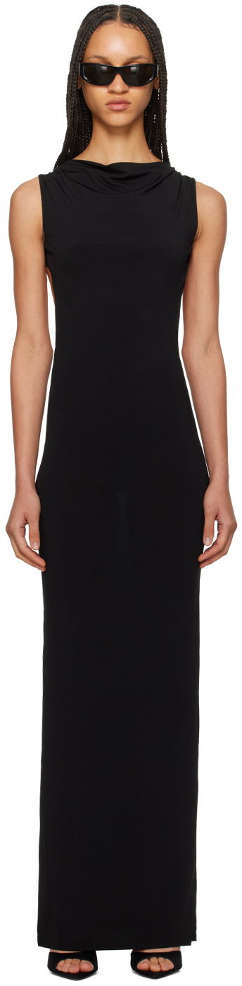 Mekko Miaou Miaou Selena Maxi Dress Musta | 5047VISBLK