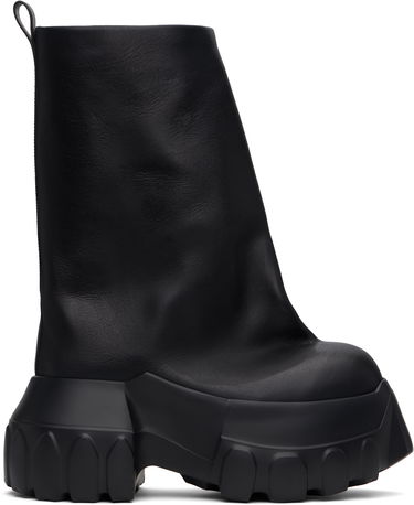 Tennarit ja kengät Rick Owens Rick Owens Hollywood Flared Mega Tractor Boots Musta | RR01E5864 LCH, 0