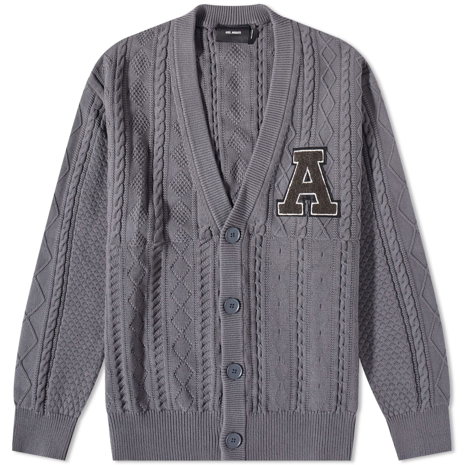 Villapaita AXEL ARIGATO Alpha Cardigan Harmaa | A0961002, 0
