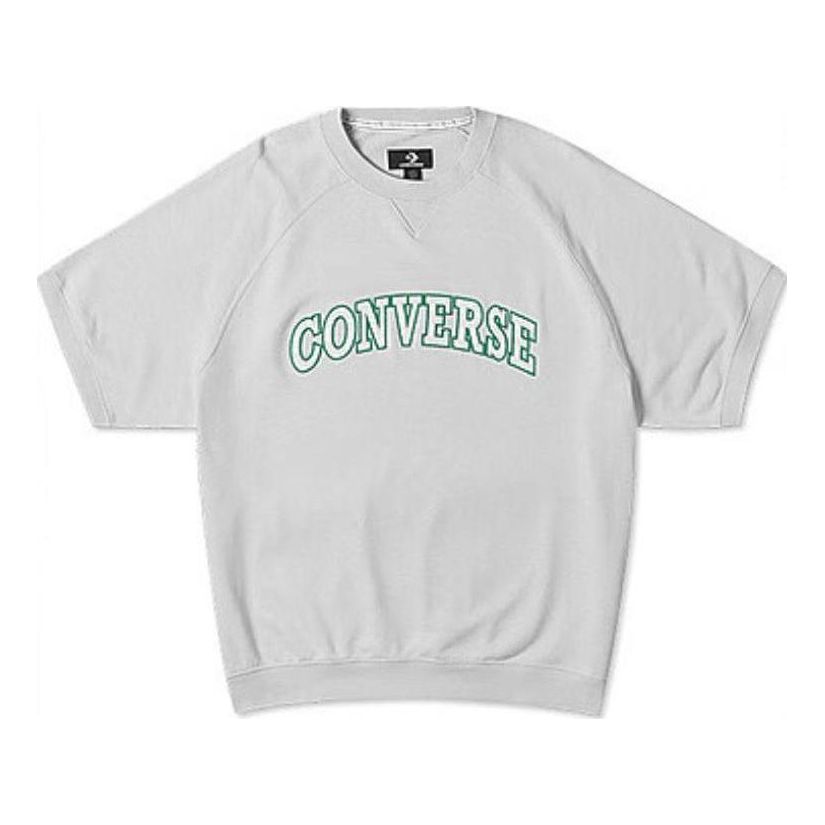 Villapaita Converse Retro Chuck Crew T-Shirt Harmaa | 10026428-A03