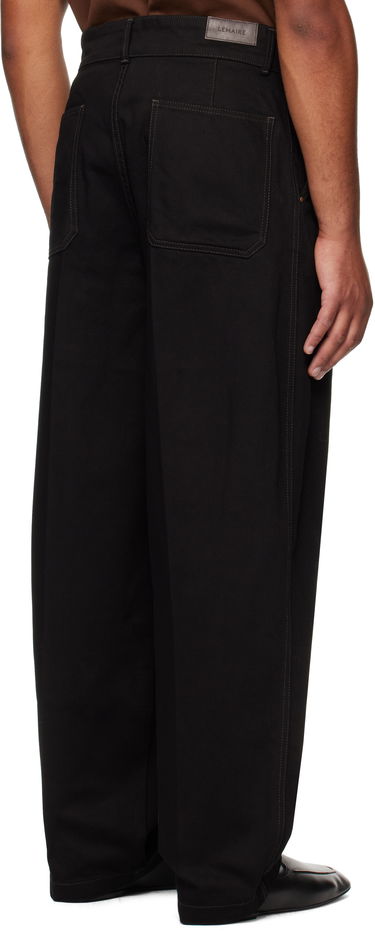 Jeans LEMAIRE LEMAIRE Maxi Barrel Workwear Jeans Musta | PA1261 LD1055, 2