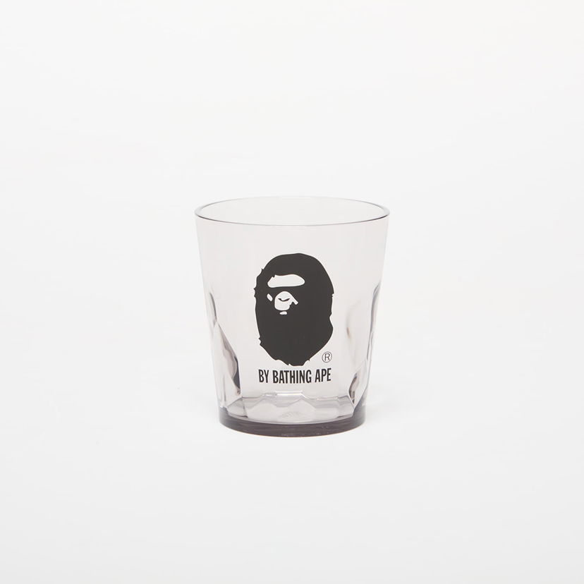 Juomapullo BAPE Bathing Ape x Plakira Ape Head Glass Harmaa | 001KAL301916MBLK