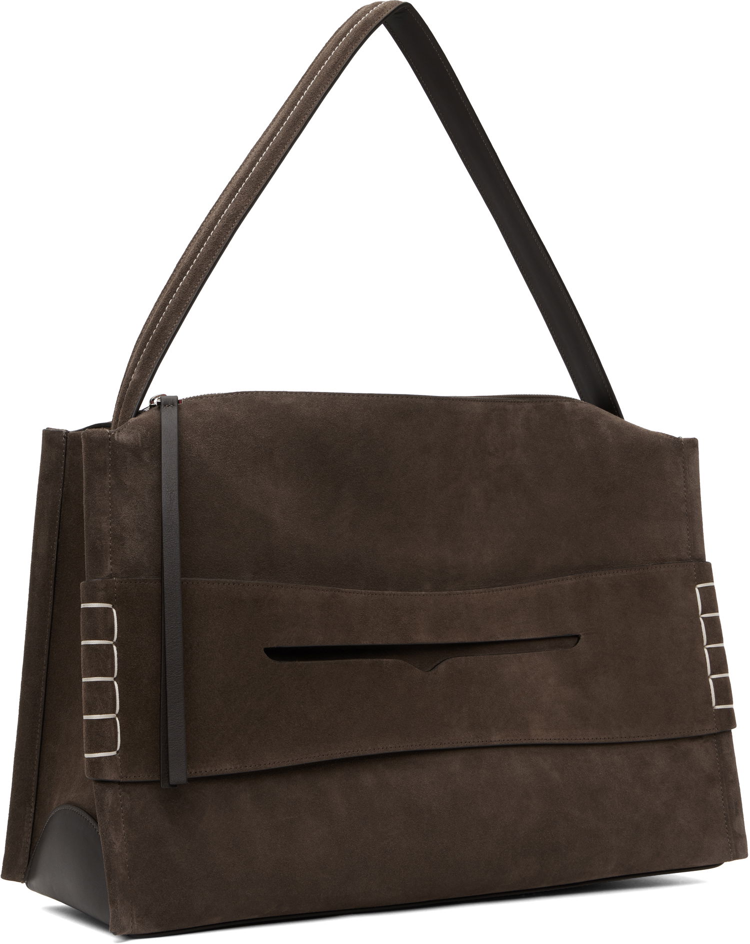 Olkalaukku JW Anderson JW Anderson Large Loafer Suede Shoulder Bag Ruskea | HB0717-LA0364, 1