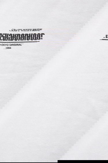 T-paita Neighborhood NH . TEE LS-9 Long-Sleeve T-Shirt with 'Noha Ghost' Print Valkoinen | 252PCNH.LT09, 4