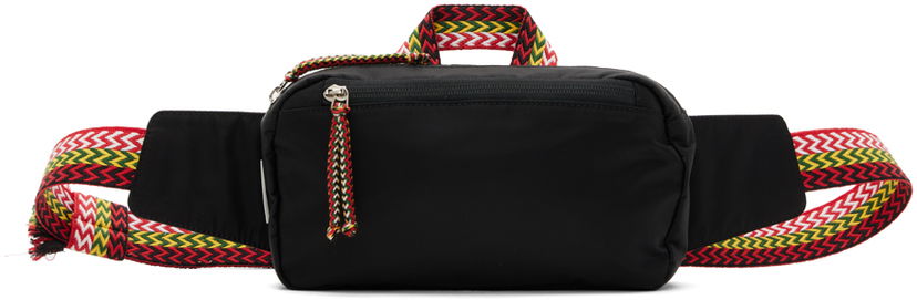 Vyötärölaukku LANVIN Wake Curb Pouch Musta | LM-BGIB01-DAVI-P23