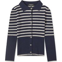 Villapaita A.P.C. Mallory Striped Cardigan Tummansininen | WSAAZ-F22251-TIQ, 1