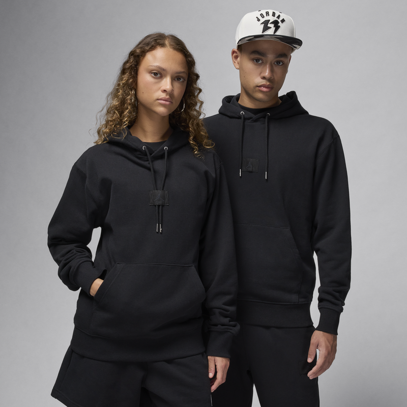 Huppari Jordan Jordan Flight Fleece s kapucí - Černá Musta | FV7247-010