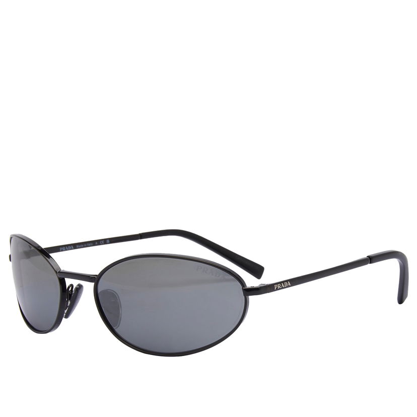 Aurinkolasit Prada Black/Grey Mirror Silver A59S Sunglasses Musta | 0PR-A59S-59-1AB60G