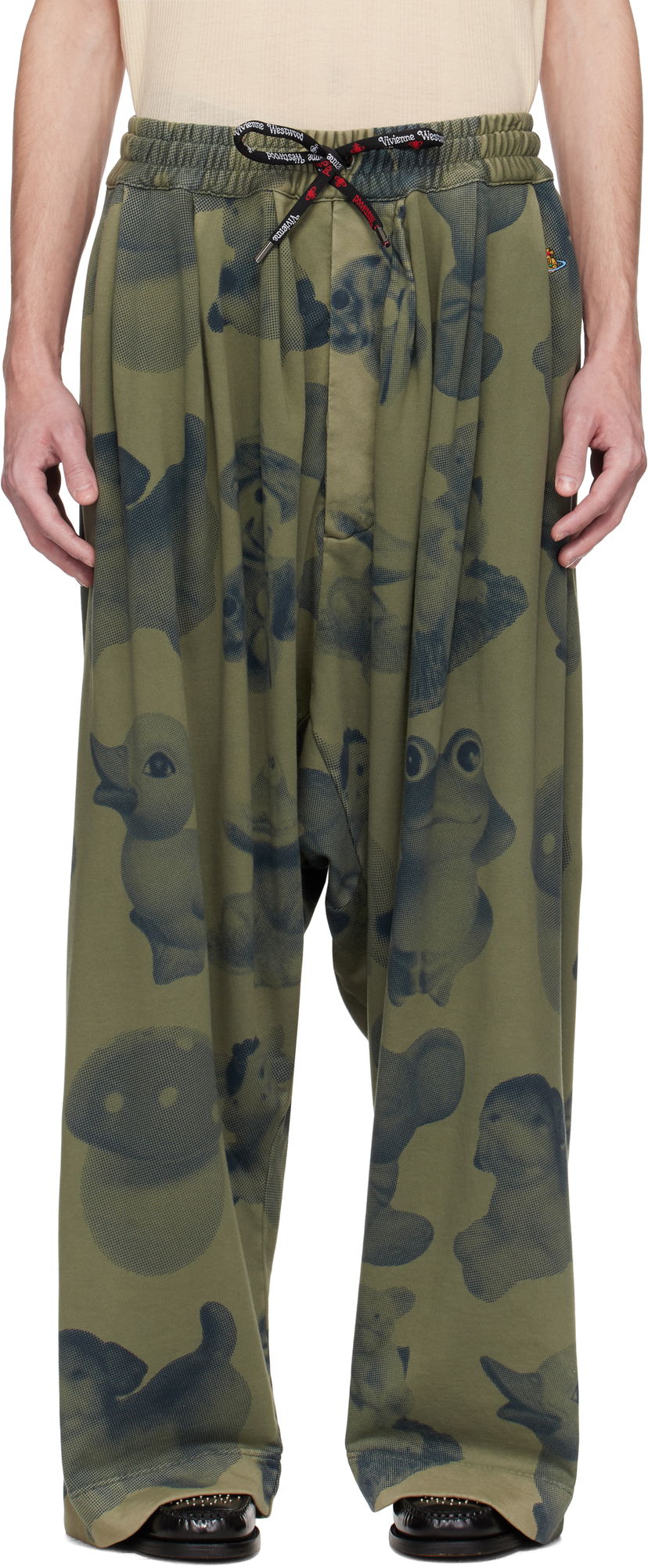 Verryttelyhousut Vivienne Westwood Vivienne Westwood Balloon Sweatpants Vihreä | 3J01000U-J009H-